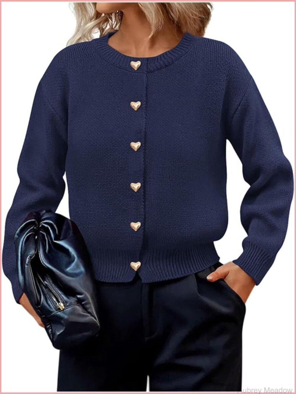 Long Sleeve Button Down Cardigan Sweater Work Office Cozy Fall Winter Cardigans